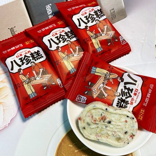山姆冠必买山药红枣八珍糕坚果茯苓芡实糕点无蔗糖中老年代餐零食