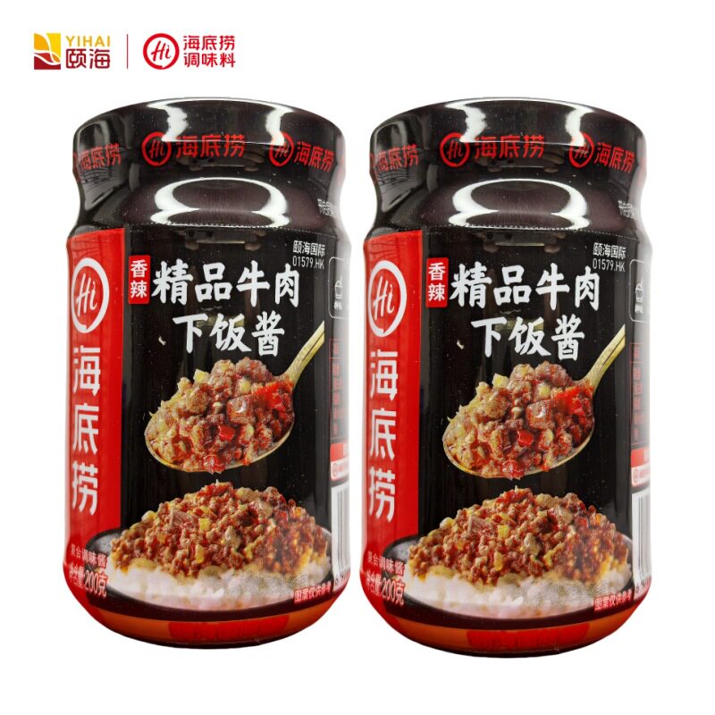 山姆必买精品牛肉酱下饭酱200克拌饭酱开盖即食酱拌面条米饭辣椒