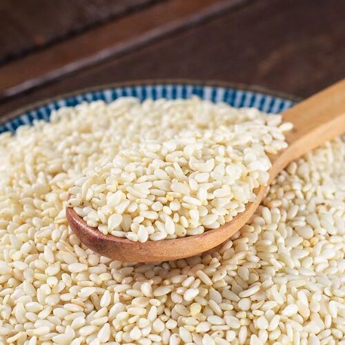 山姆必买生白芝麻仁去皮白芝麻500g农家脱壳芝麻粒果仁饱满足斤干