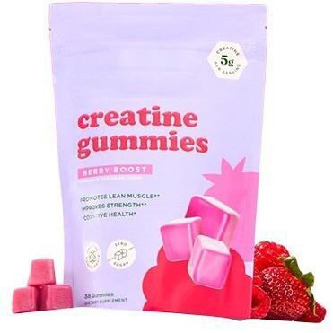 山姆必买跨境新款 肌酸软糖creatine gummies浆果肌酸软糖增强现图片