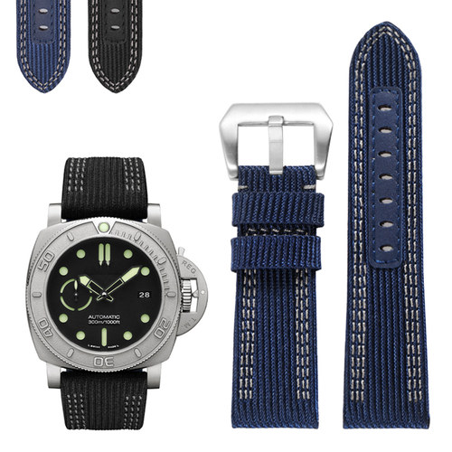 PAM616/441/312尼龙真皮手表带