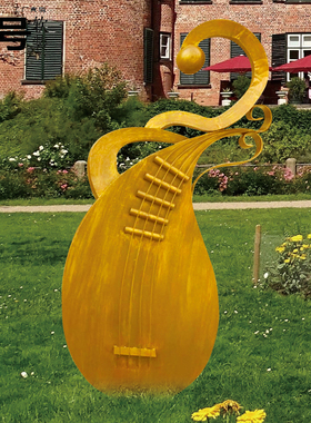 铁艺琵琶摆件创意婚庆道具装饰