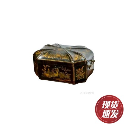 大漆木胎漆器漆艺彩绘漆画材料金缮微瑕diy茶饼盒食盒订制新品