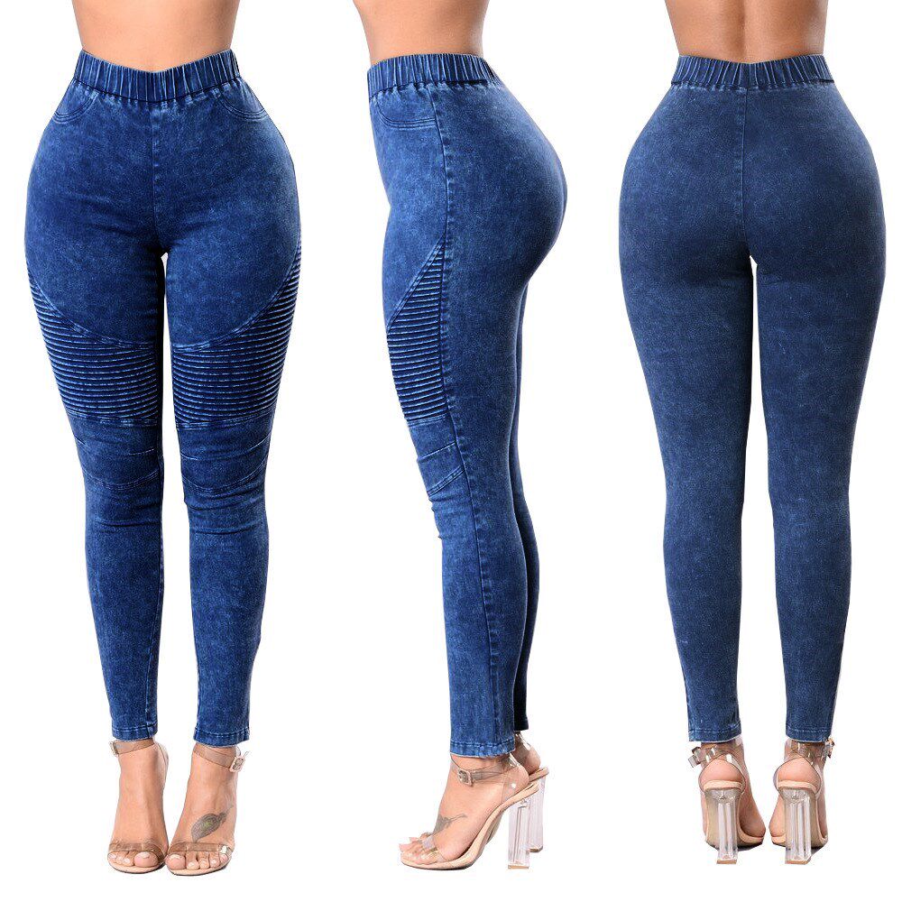 Ladies elastic slim jeans pants women high waist trousers裤|msdalam kategori Butik wanita / wanita, seluar jeans - dari Buy2taobao.com untuk memberikan perkhidmatan ejen Taobao profesional membeli