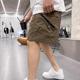 风短裤 帅气五分裤 男士 新款 工装 子青年夏季 韩版 流行纯色宽松裤