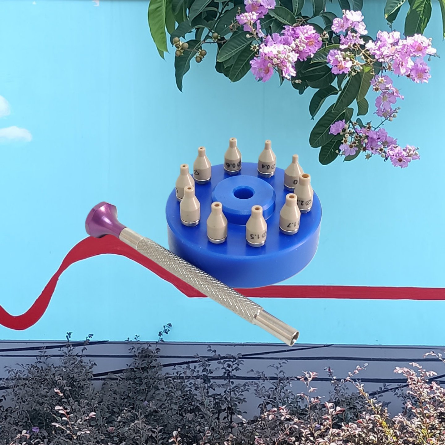 修表装针工具手表维修专用压针器胶头套装手动安装表指针按压针棒