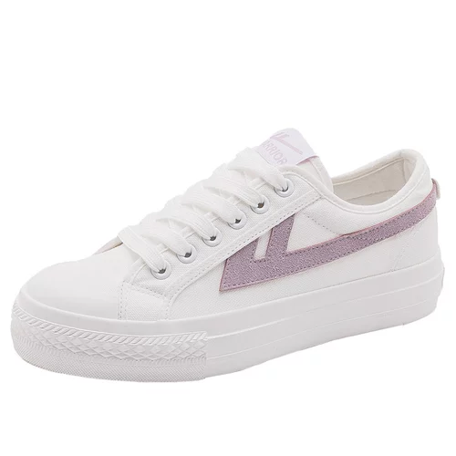 Warrior, тканевая универсальная белая обувь на платформе, кроссовки, осенняя