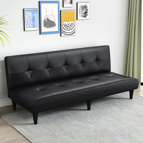 pu皮沙发折叠沙发床皮艺两用