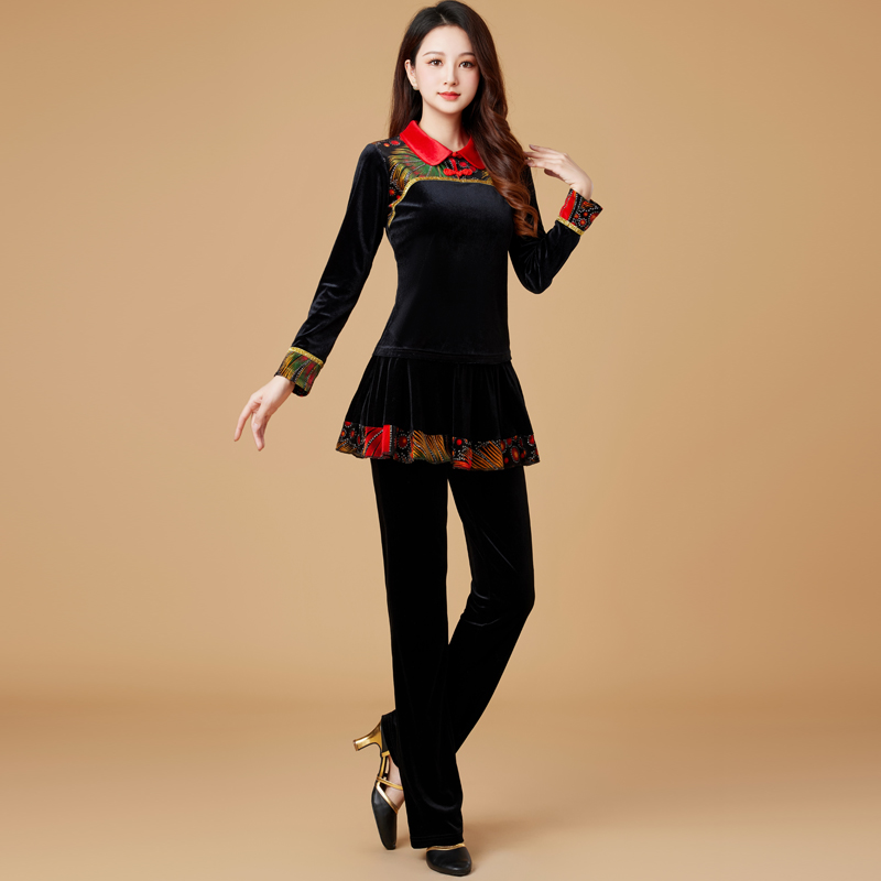 广场舞服装新款套装秋冬