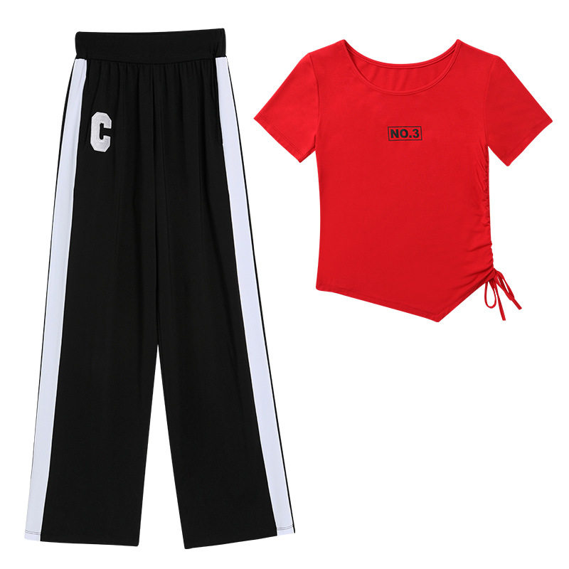 2023短袖运动广场舞服装