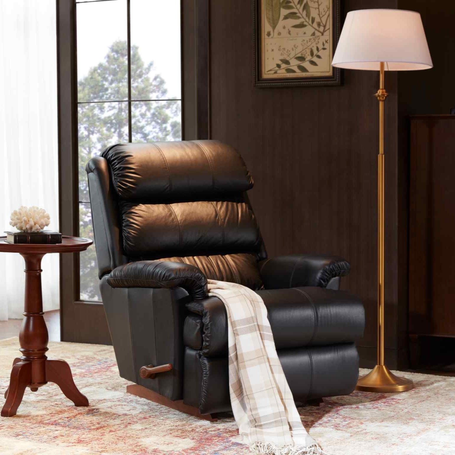 lazboy乐至宝功能沙发560老友记原装进口简约单人全皮单椅美式