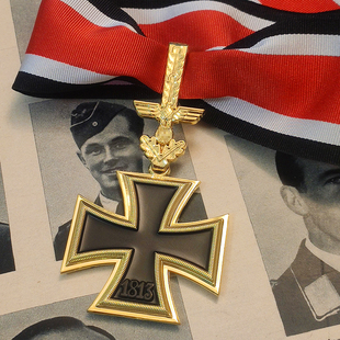 东线复刻2024骑士级金色铁十字勋章(架)