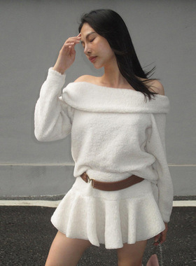 New Xiaoxiang style top and half skirt set小香风上衣半裙套装