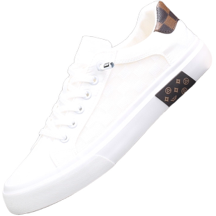 白色鞋子男款夏季透气网面帆布鞋男款潮流百搭韩版网鞋小白鞋板鞋