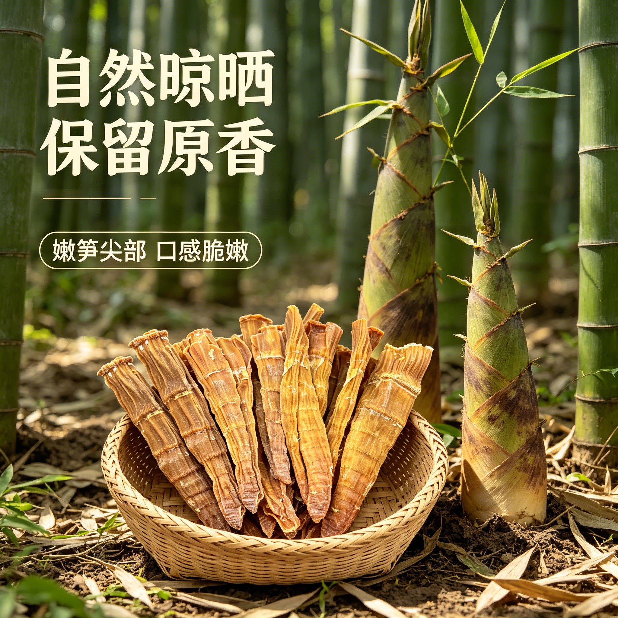 赤水香竹笋干贵州特产农家筒筒笋尖原味菜笋非方竹笋500g嫩笋