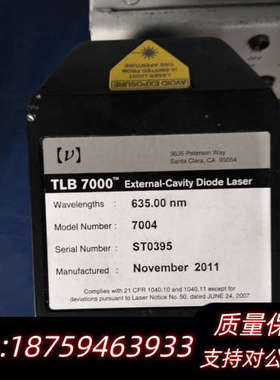 New Focus TLB 7000外腔半导体激光器，波长6.询价