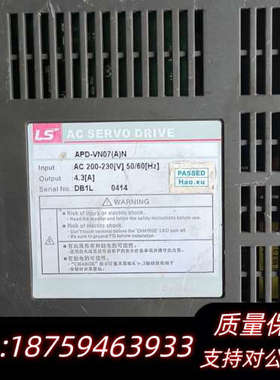 LS伺服驱动器APD-VN07(A)N ，.询价