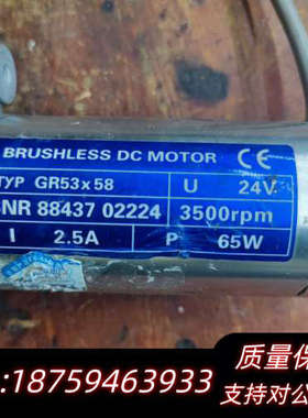 自动门电机 无刷直流电机，型号GR53x58，24V，额定电询价