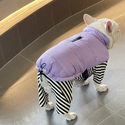 宠物棉服狗狗衣服法斗冬装