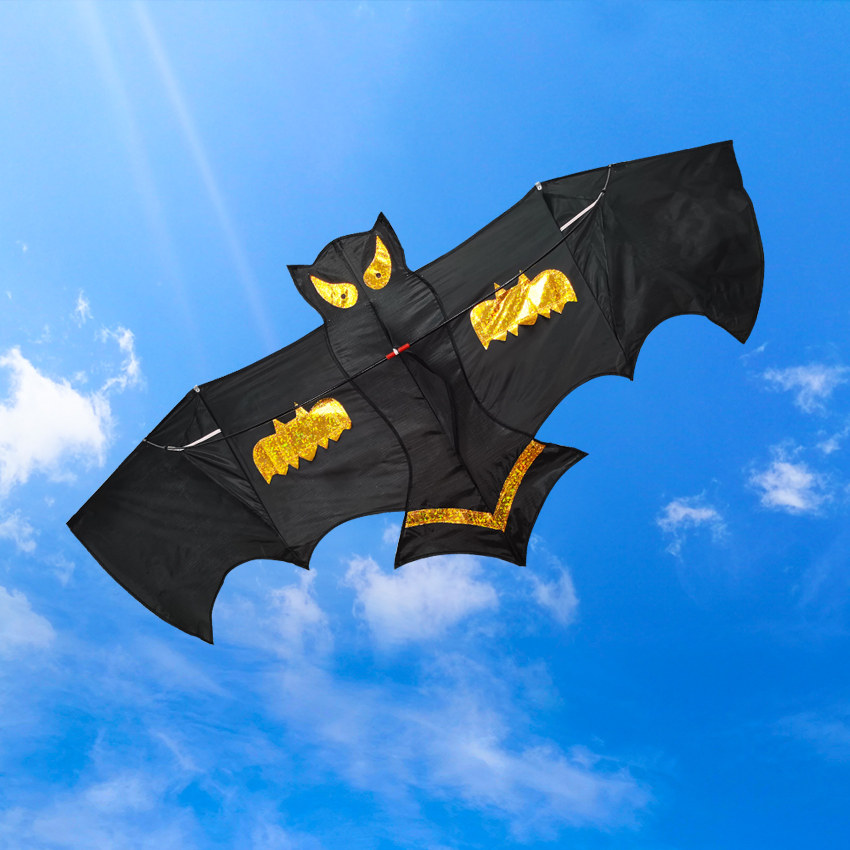 潍坊风筝新款卡通蝙蝠风筝 大型成人好飞易飞儿童风筝 黑蝙蝠风筝
