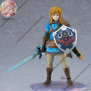 国产figma626林克塞尔达传说王国之泪荒野之息关节可动手办模型