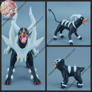 魔盒一套3款黑鲁加进化组戴鲁比mega黑鲁加宝可梦手办二次元模型