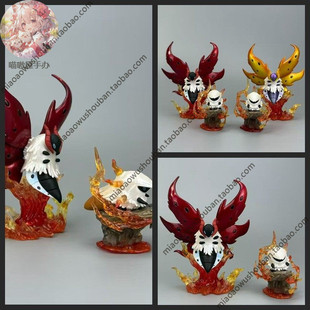 BKM宠物精灵动漫周边燃烧虫火神蛾进化组公仔潮玩手办二次元模型