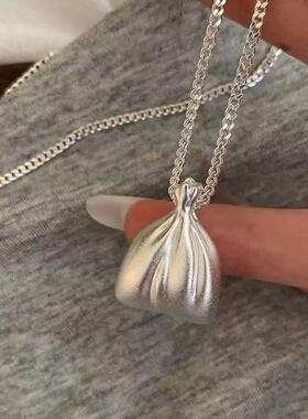 小众钱袋子锦囊毛衣链女简约时尚潮流百搭长款项链【FF】#3-20