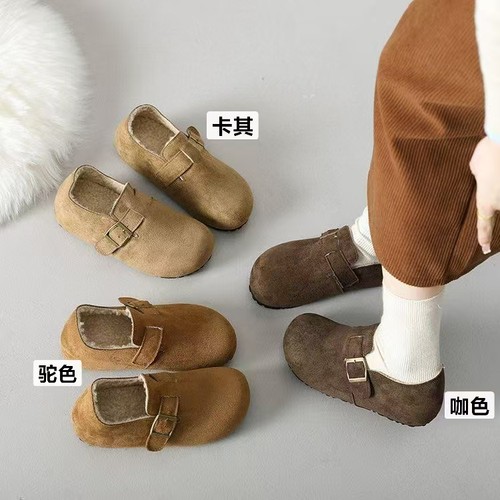 QIQI绮绮家~一脚蹬牛反绒内增高全包勃肯鞋S-2【温州】#11-27