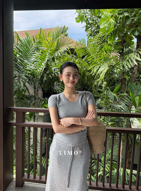 [福利]木浆纤维极简爆款工艺线U领短袖T恤6111【LIMO】#4-11