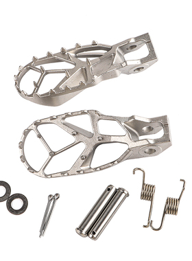 适用恒舰克维思开禧卒玛K8 KTM EXC越野车不锈钢前脚踏脚蹬脚踏板