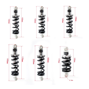 折叠电动滑板车减震器电动车迷你摩托车配件软硬弹簧后减震避震器