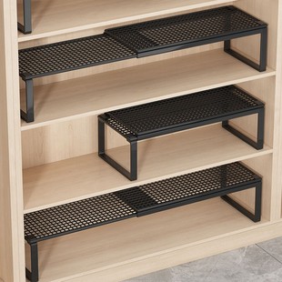 鞋柜分层隔板省空间鞋子收纳神器家用双层鞋子收纳架柜内隔断鞋架