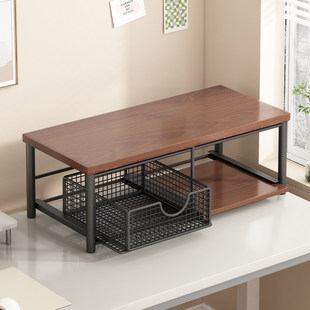 桌面打印机置物架办公室文件整理多功能收纳架抽屉式多层收纳盒子