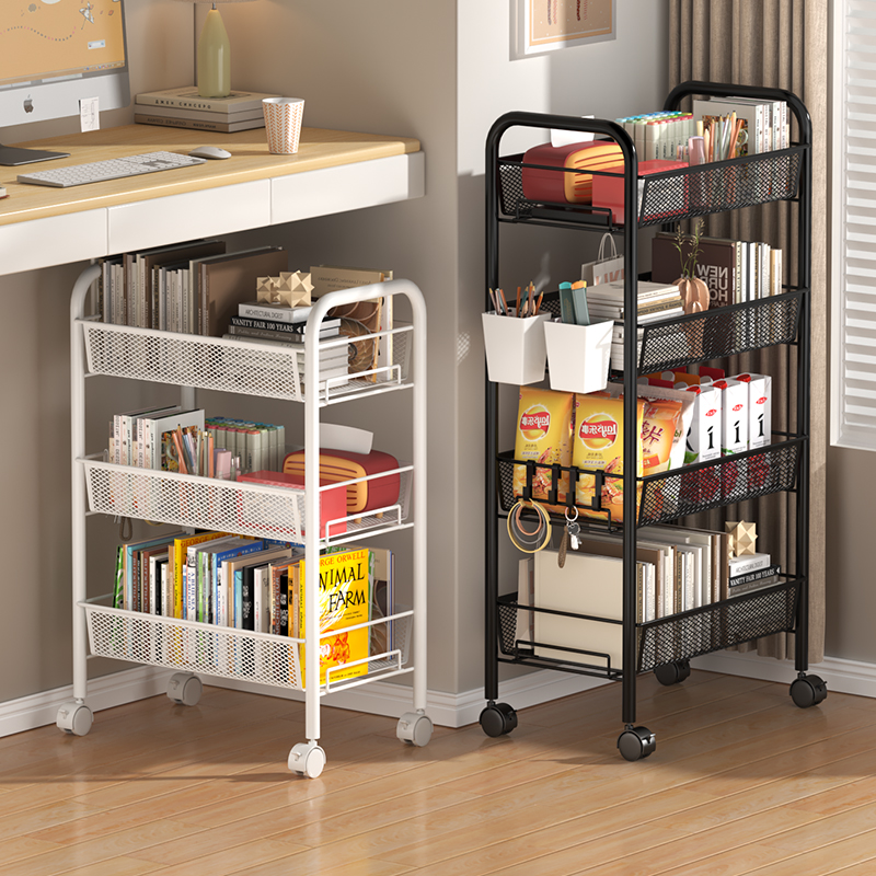 零食小推车可移动书架置物架