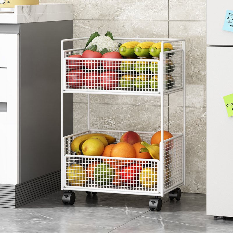 厨房置物架落地菜篮子果蔬菜收纳