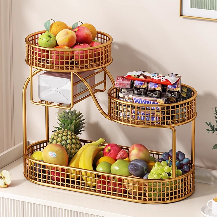 果盘家用客厅茶几零食摆放置物架