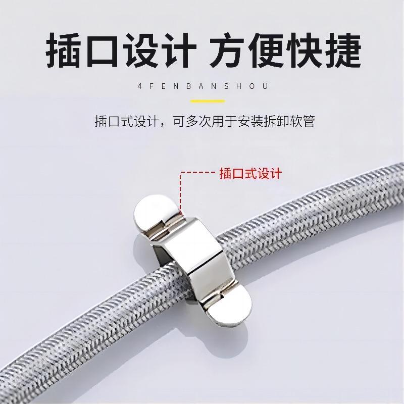4分可拆卸软管扳手卫浴进水管六角波纹管水龙头维修工具实用便捷