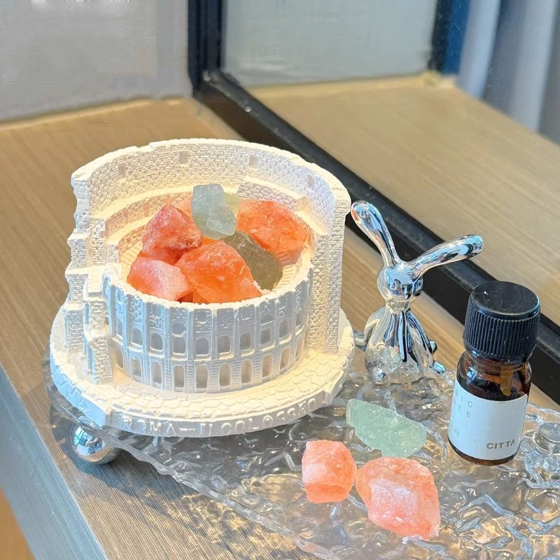 火熏香晶石摆件香薰石卧室香氛