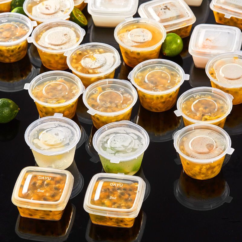 一次性分装盒便携食品级调料盒柠檬百香果酱料打包神器实用小盒