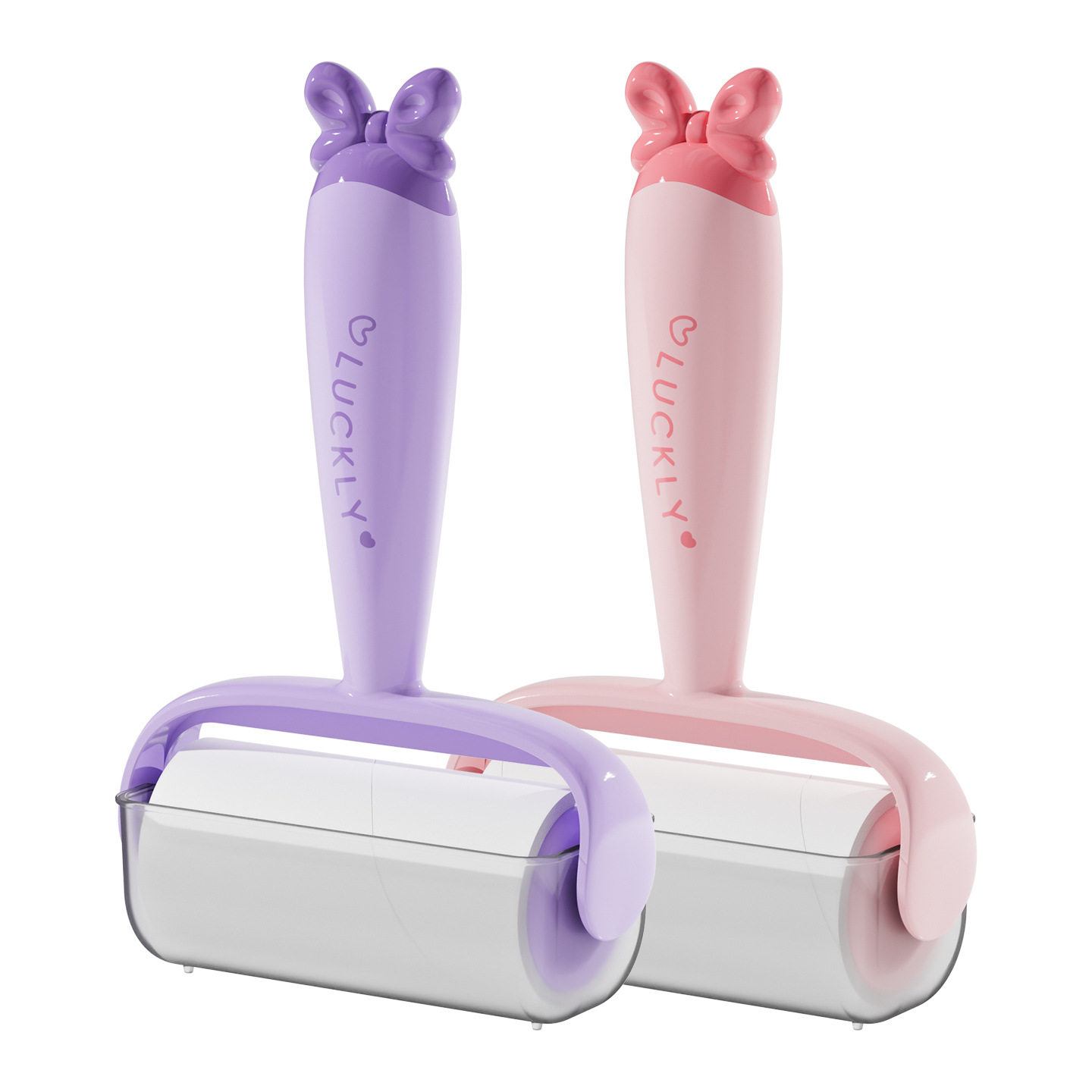 10CM蝴蝶款粘毛器滚筒可撕式宠物家用强力除毛神器衣服沾毛必