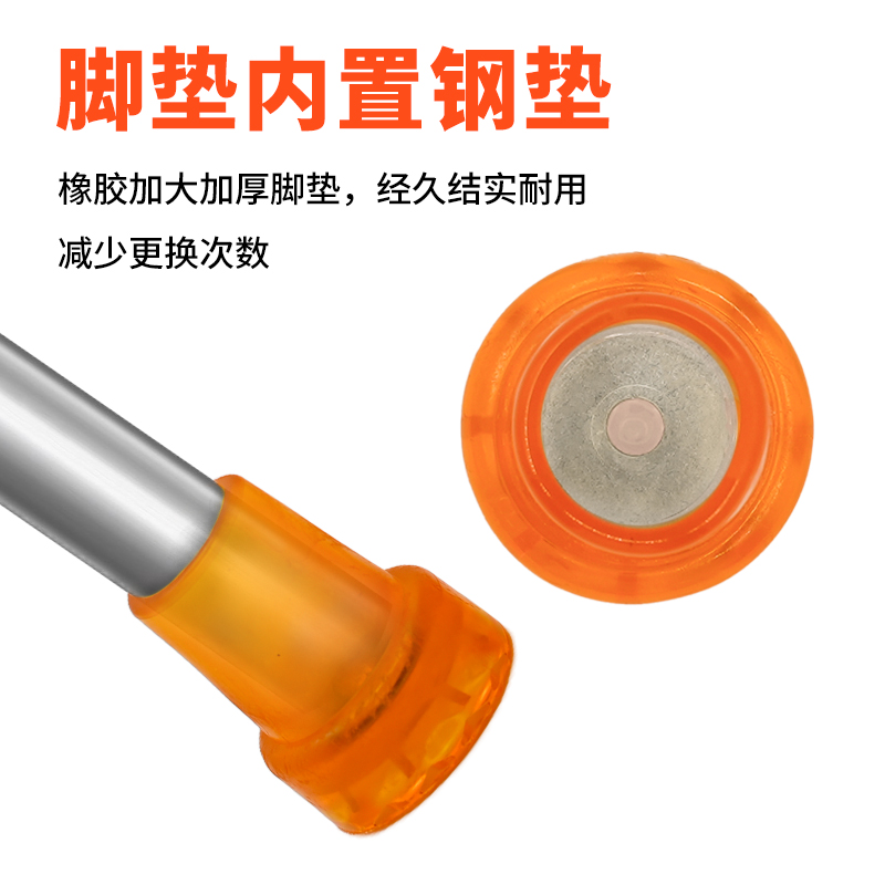 静音加厚牛筋双拐胶套老人拐杖防滑垫牛津头手杖高弹力辅助实用