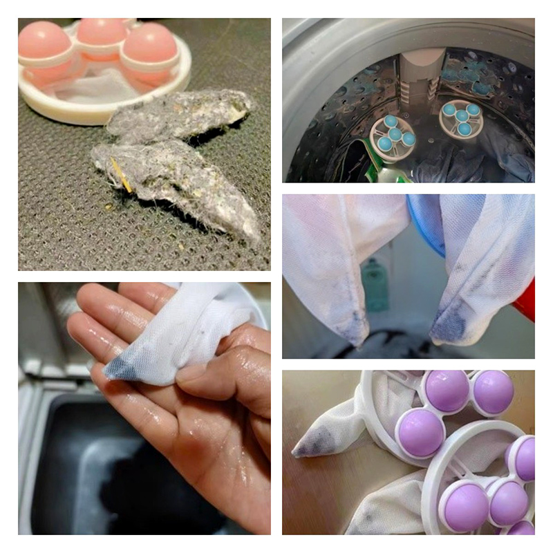 洗衣机过滤网袋家用清洁漂浮除毛器洗护球吸毛神器通用去毛工具