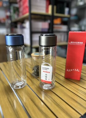 双层玻璃广告杯高颜值大容量