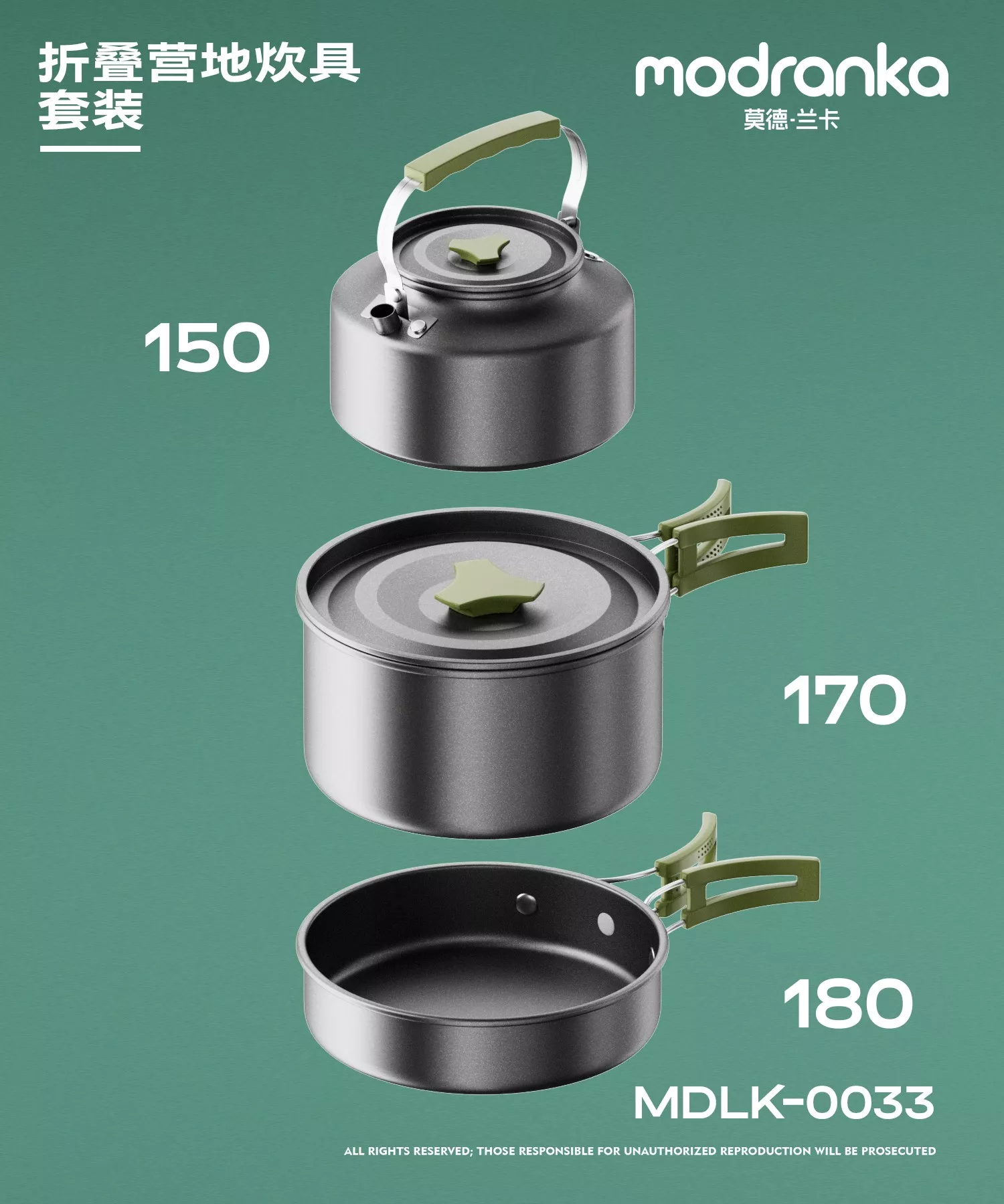 户外锅具便携套锅露营炊具装备套装烧水壶野营餐具野炊煮锅三件套图片