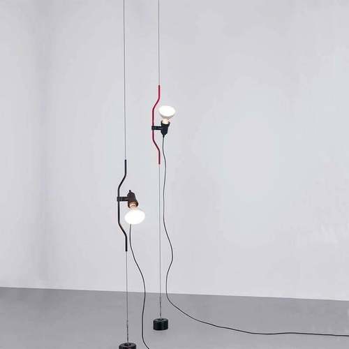 意大利FLOS Parentesi现代简约悬挂客厅卧室可调节工业风落地吊灯