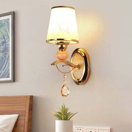 温馨婚房壁灯卧室床头客厅餐厅书房简约现代创意过道楼梯led灯具