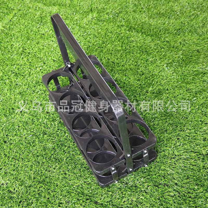 运动员水壶架足球教练水壶架8只装足球水杯架厂家直销便携水壶架