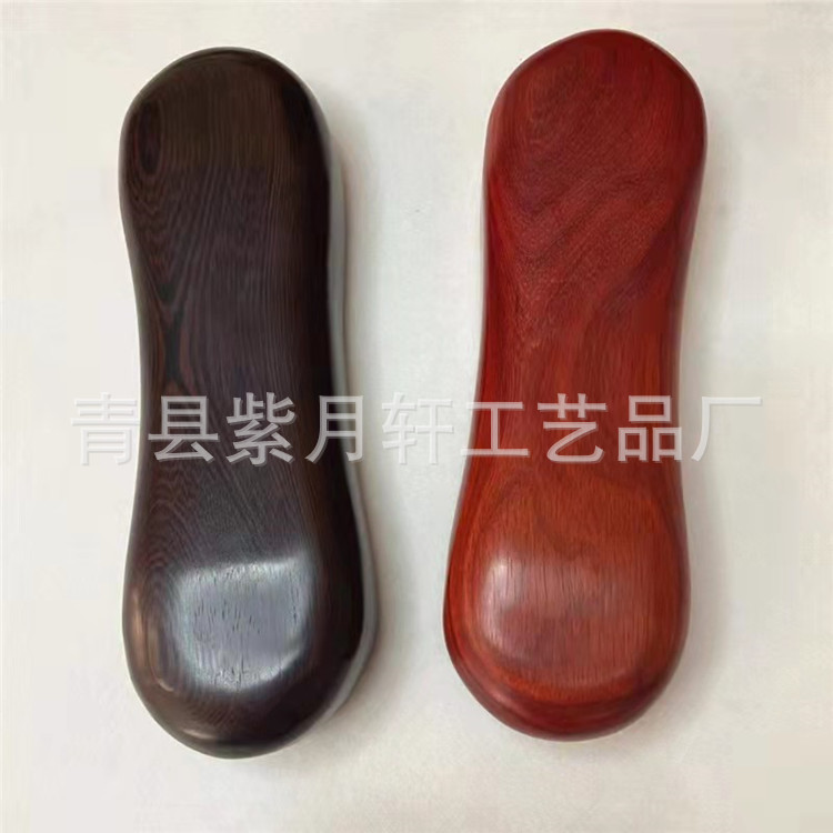 厂家鸡翅木枕头实木颈椎枕凉枕按保健枕家用护颈按枕头