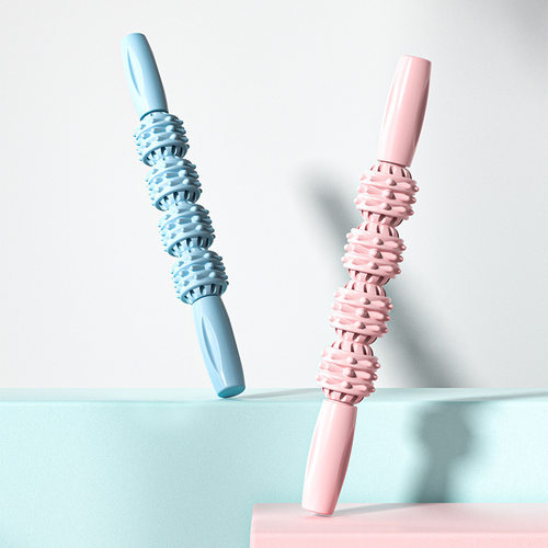 三轮四轮瘦腿狼牙棒滚腿按滚轮琅琊棒瘦腿滚肌肉放松瑜伽按棒